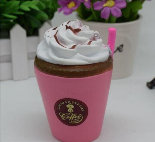 Squishy Ice Cream Coffee Cup – Slow-Rise Soft Stress Relief Toy