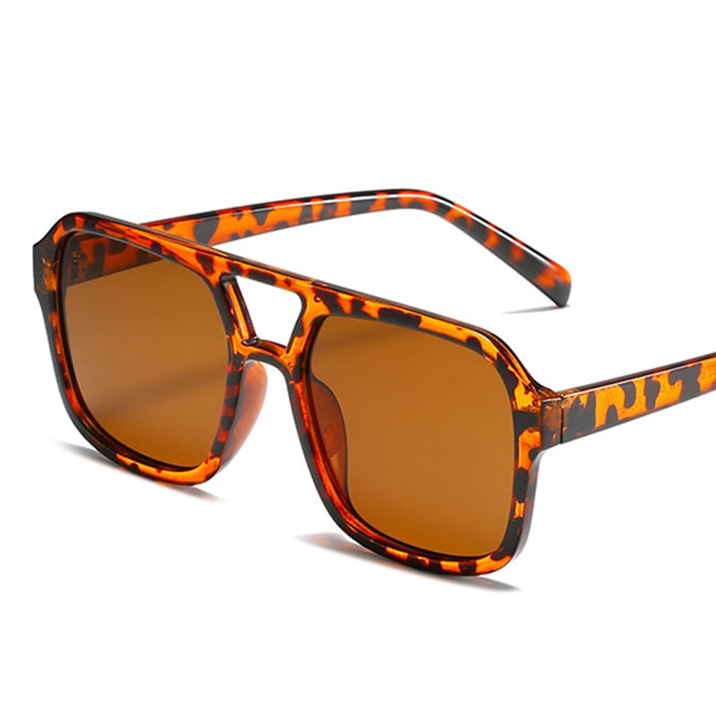 Vintage Oversized Yellow Sunglasses