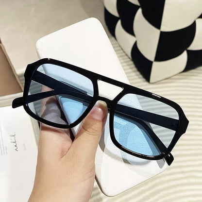 Vintage Oversized Yellow Sunglasses